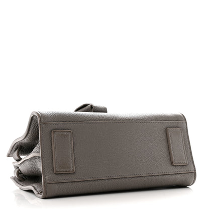 Saint Laurent Grained Calfskin Nano Supple Sac De Jour Fog 4 of 16