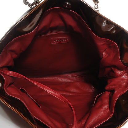 Chanel Patent Bonbons Shopper Tote Bronze 5 of 7