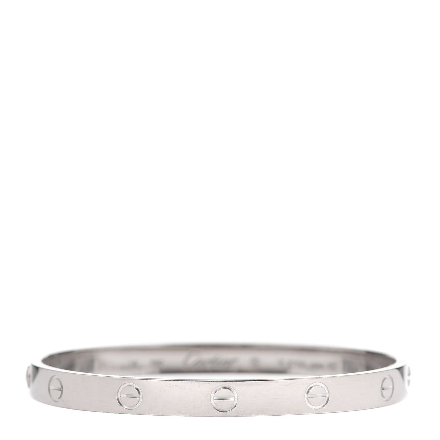 18K White Gold LOVE Bracelet 18