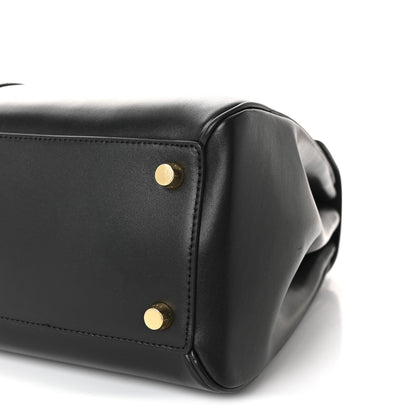 Celine Satinated Calfskin Medium 16 Top Handle Bag Black 11 of 11