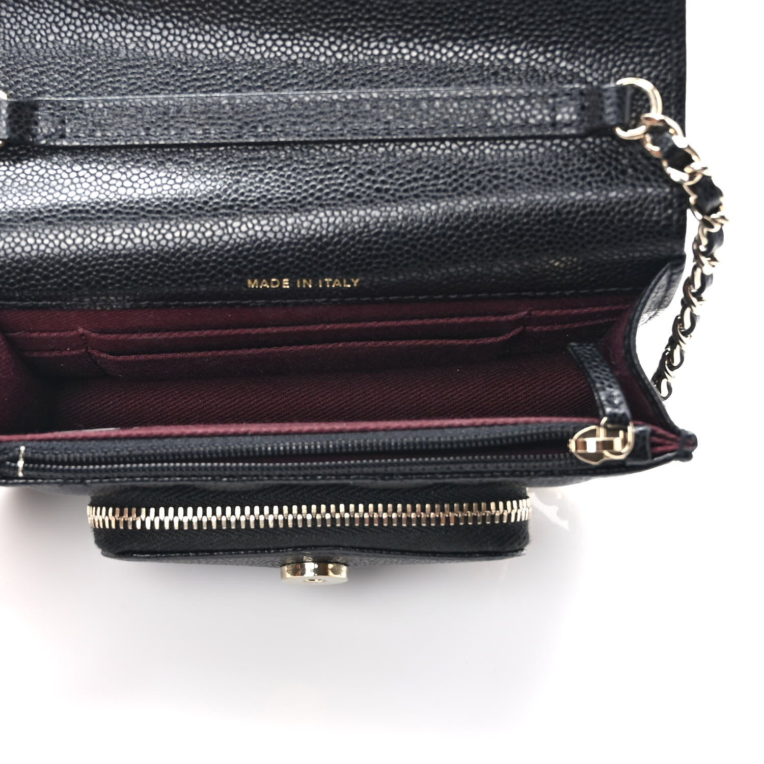Chanel Caviar Quilted Business Affinity Clutch With Chain Black 5 of 10