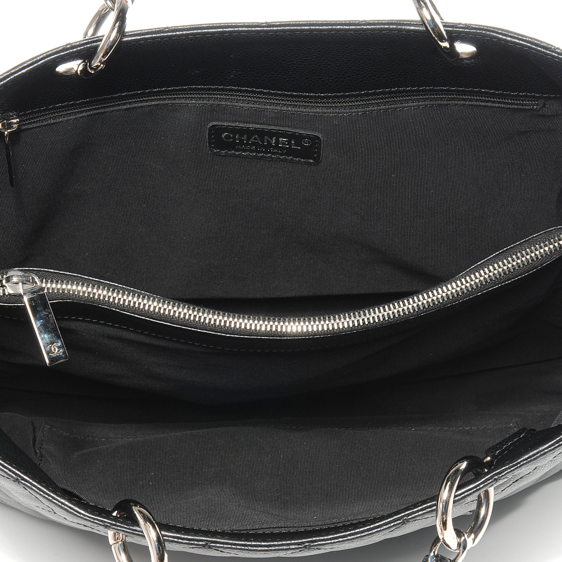 Chanel Caviar Grand Shopping Tote GST Black 5 of 7
