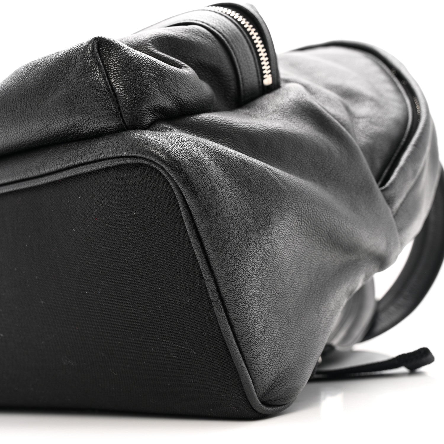 Saint Laurent Lambskin Mini City Backpack Black 9 of 9