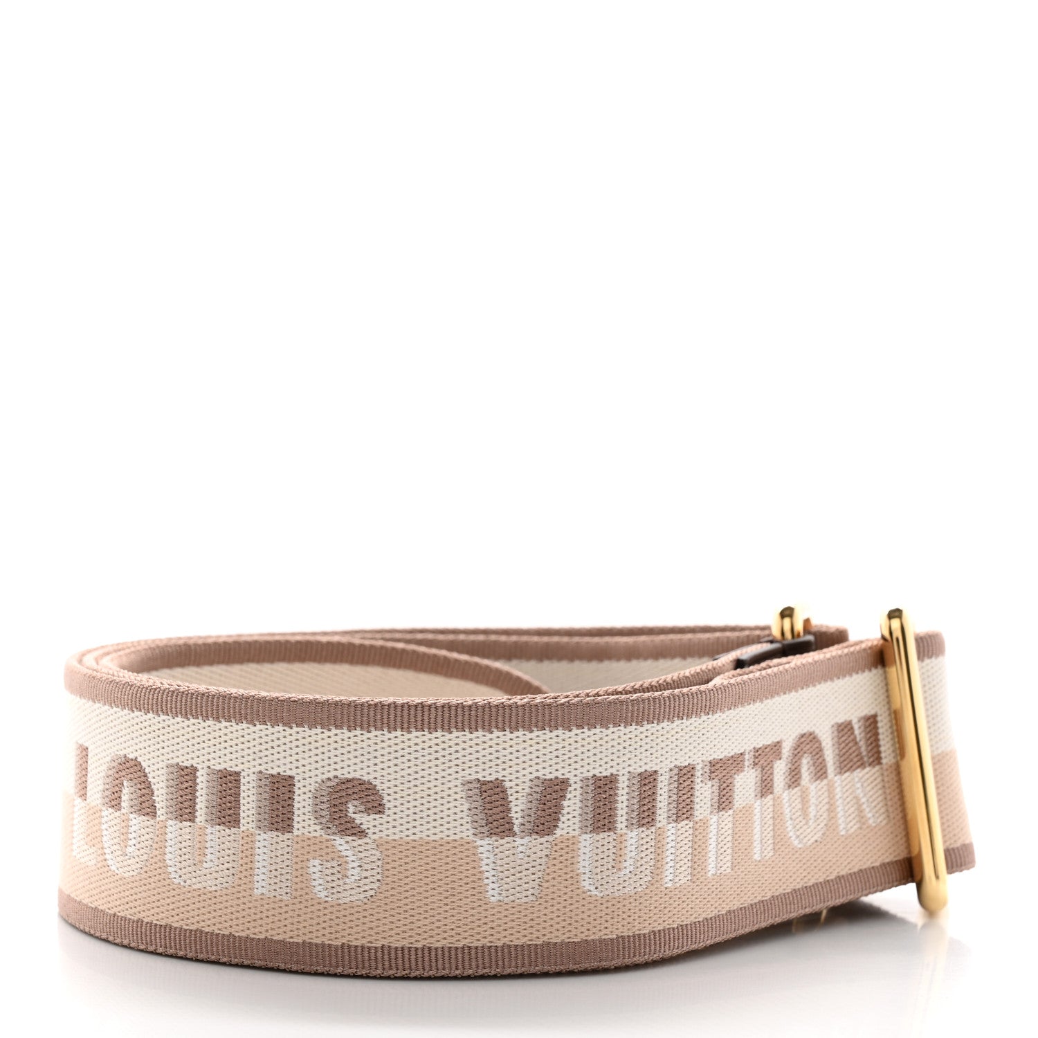 Louis Vuitton Jacquard Speedy Bandouliere 20 Shoulder Strap Beige Brown 2 of 4
