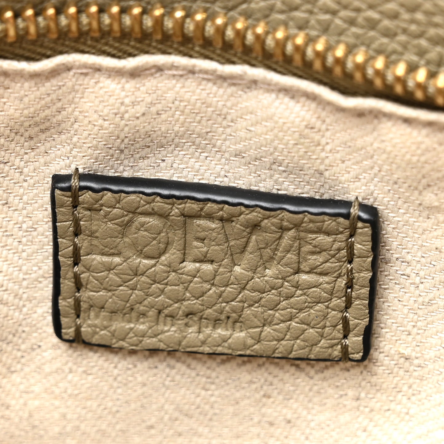 Calfskin Small Puzzle Bag Artichoke Green