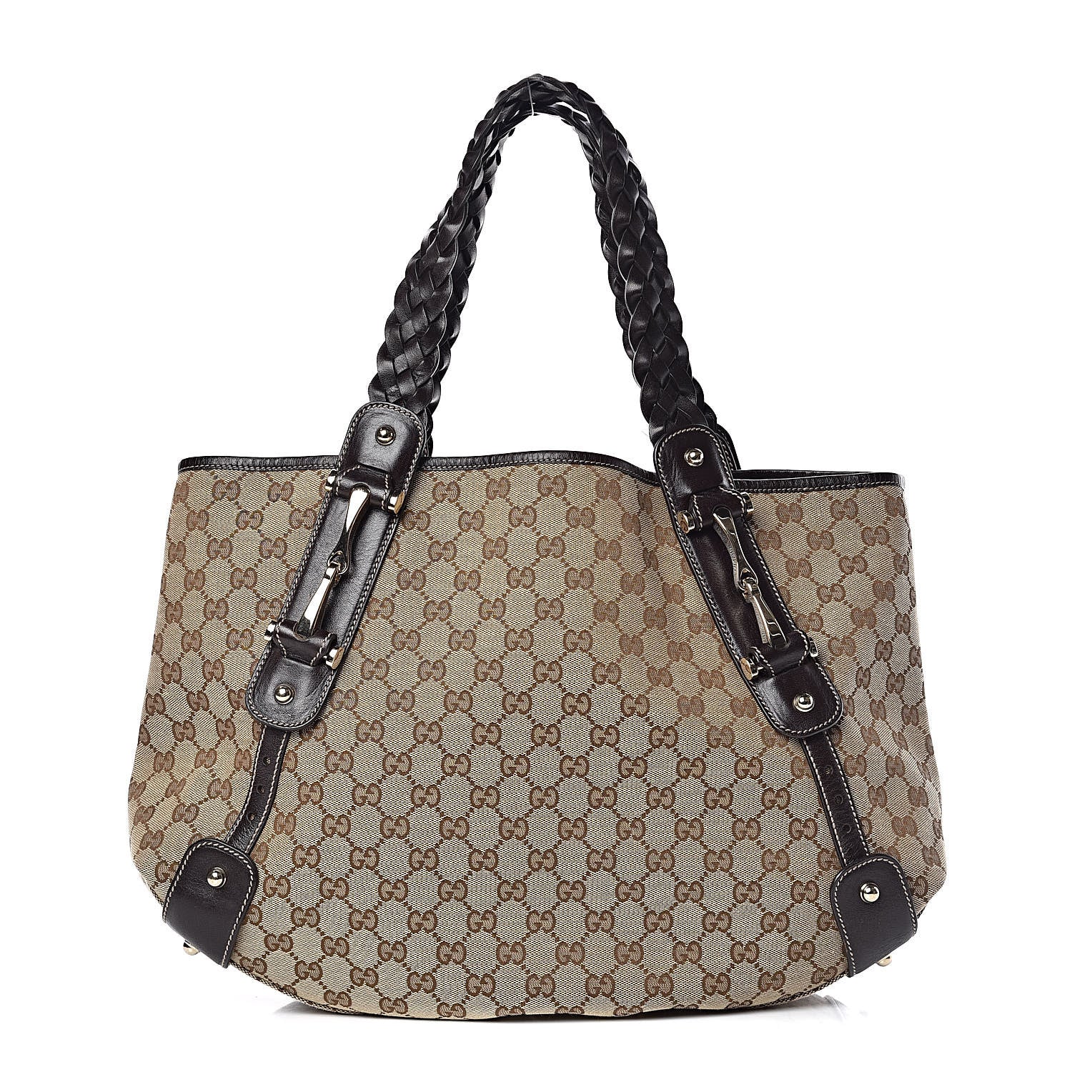 Gucci Monogram Medium Pelham Shoulder Bag Dark Brown 1 of 10