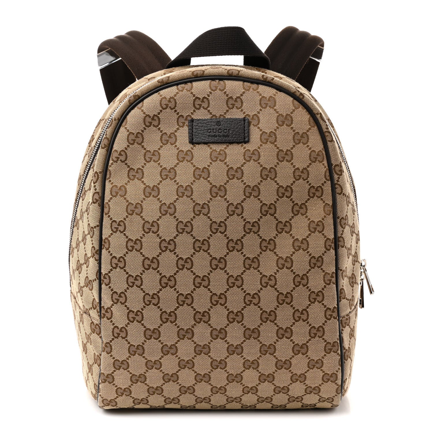 Gucci Monogram Travel Backpack Dark Brown 1 of 13