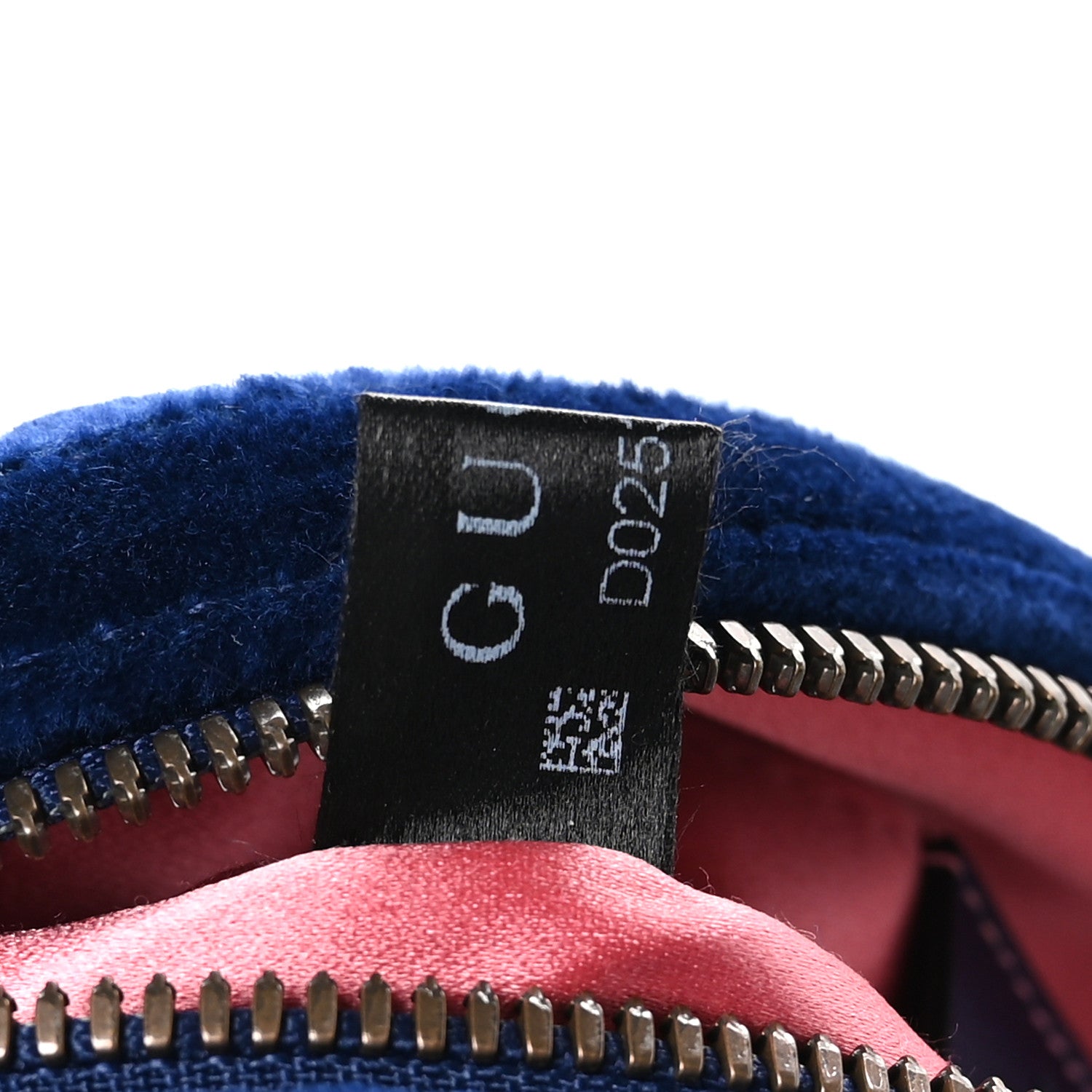 Gucci Velvet Matelasse GG Marmont Belt Bag 75 30 Cobalt Blue 8 of 12