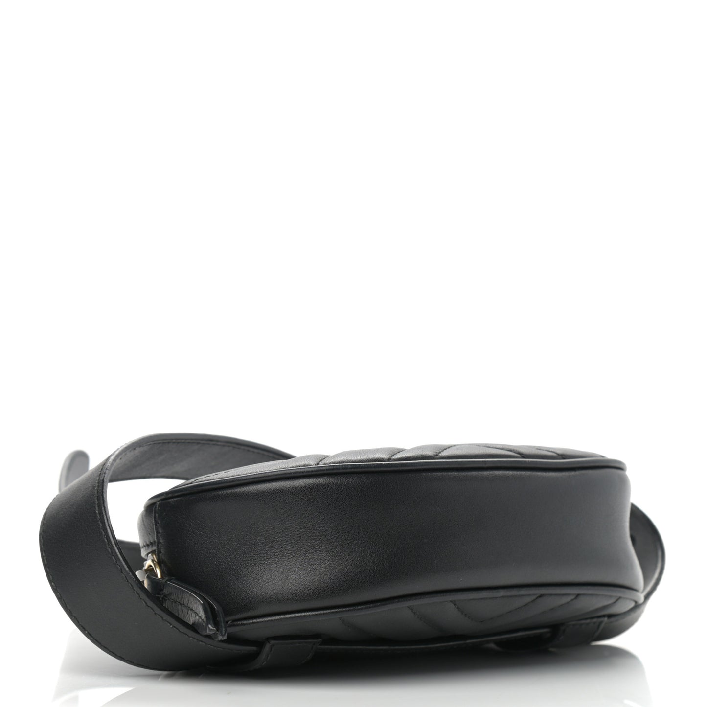 Calfskin Matelasse GG Marmont Belt Bag 75 30 Black