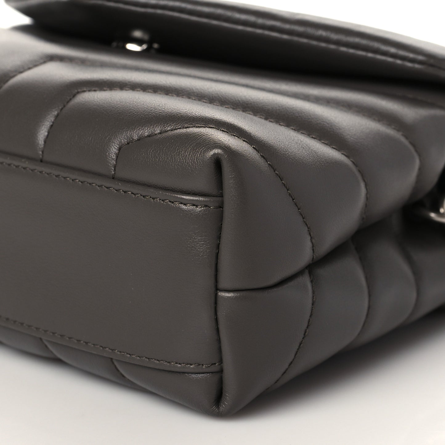 Calfskin Y Quilted Monogram Toy Loulou Crossbody Bag Earth