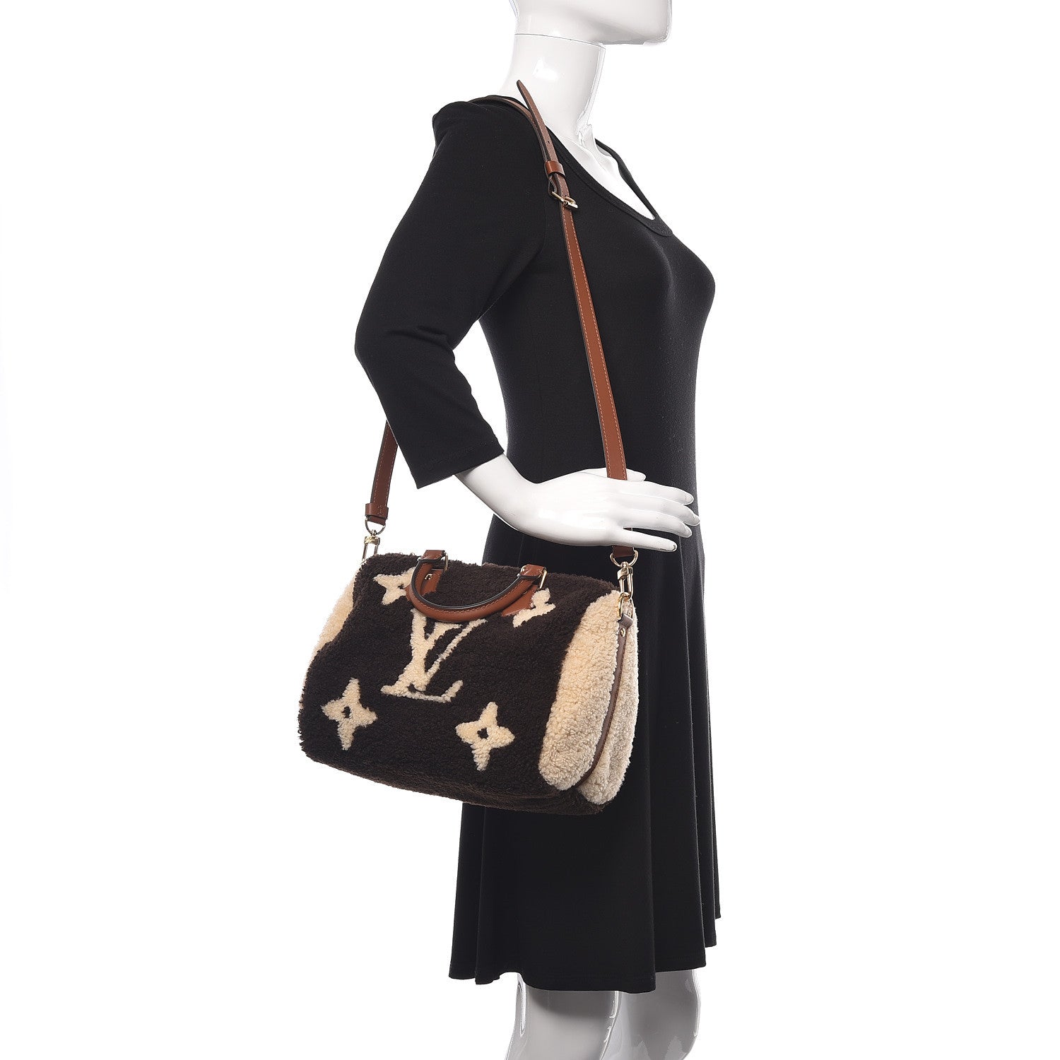 Louis Vuitton Monogram Teddy Speedy Bandouliere 25 2 of 10