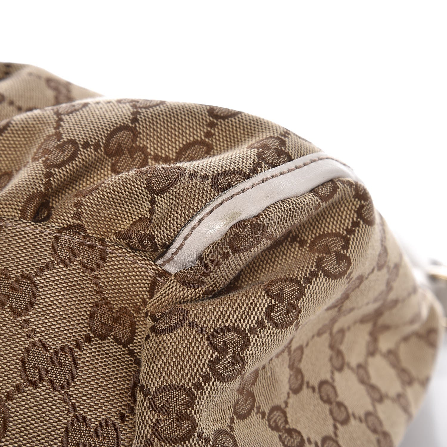 Gucci Monogram Large D Gold Hobo Off White 8 of 12