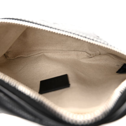 Gucci Calfskin GG Tennis Embossed Belt Bag Black 5 of 10