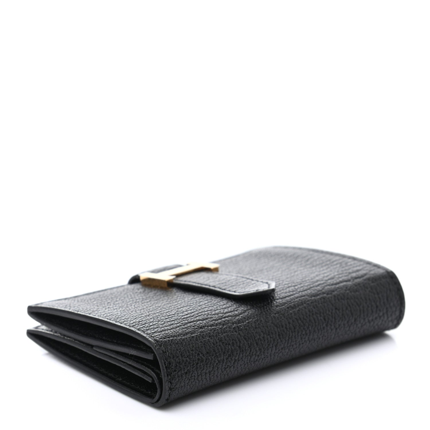 Hermes Chevre Mysore Mini Bearn Wallet Black 4 of 6