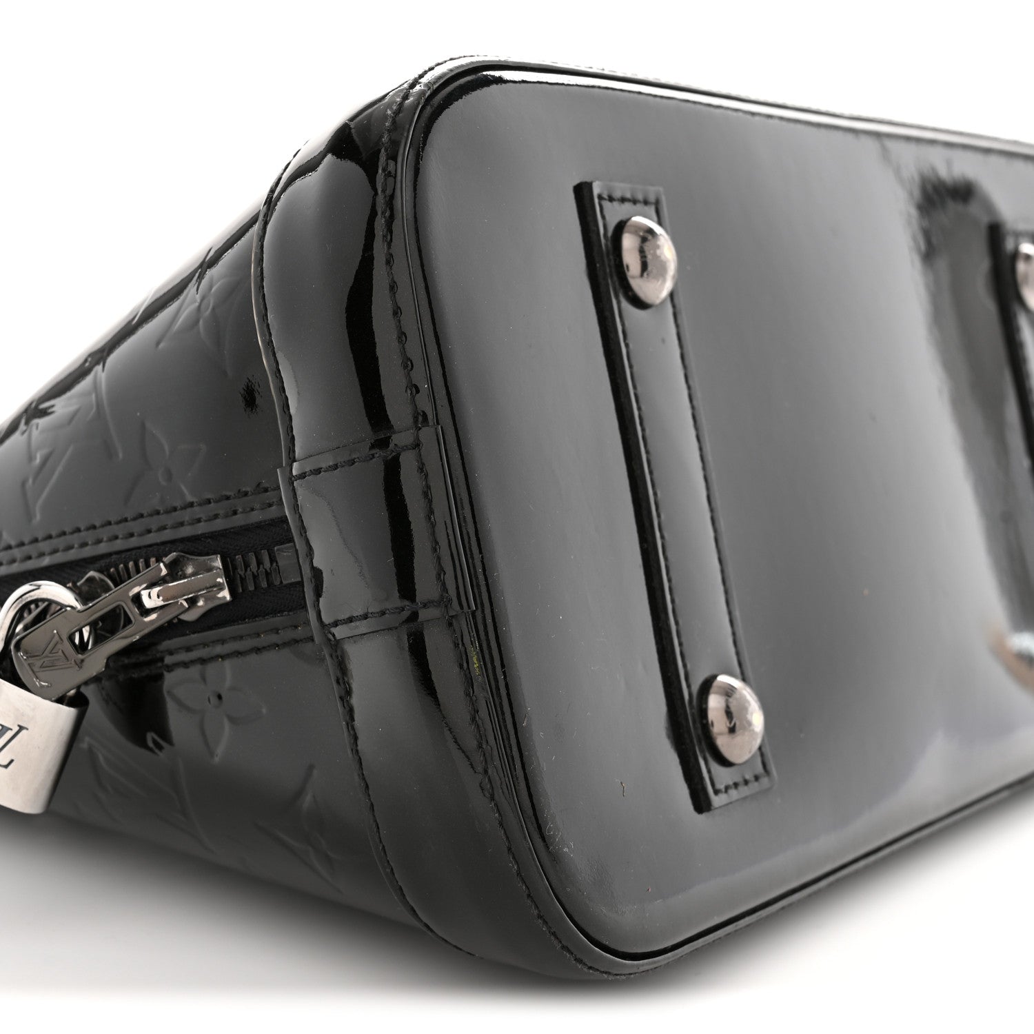 Louis Vuitton Vernis Alma PM Noir Magnetique 9 of 13
