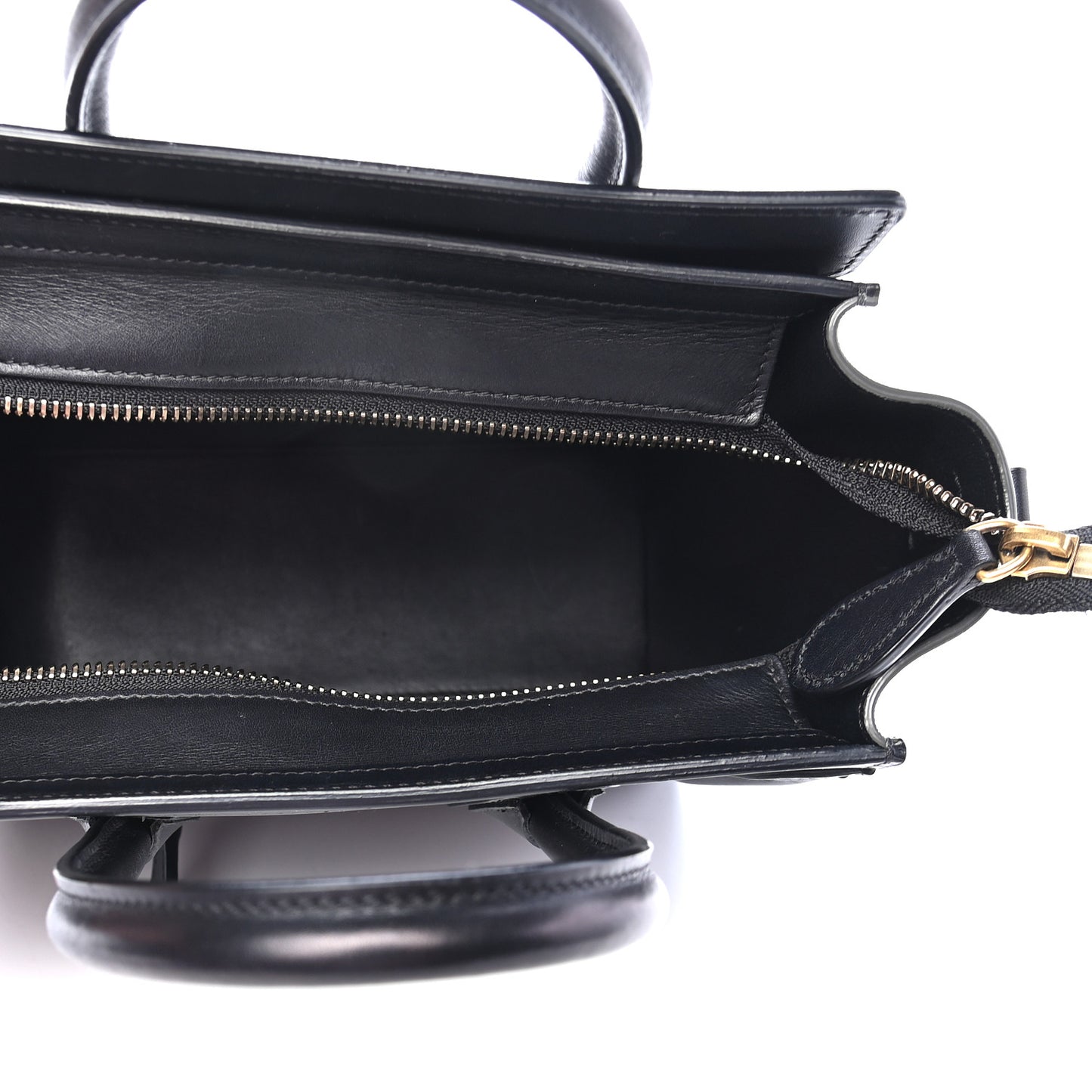 Stingray Smooth Calfskin Nano Tri-Color Luggage Smoke