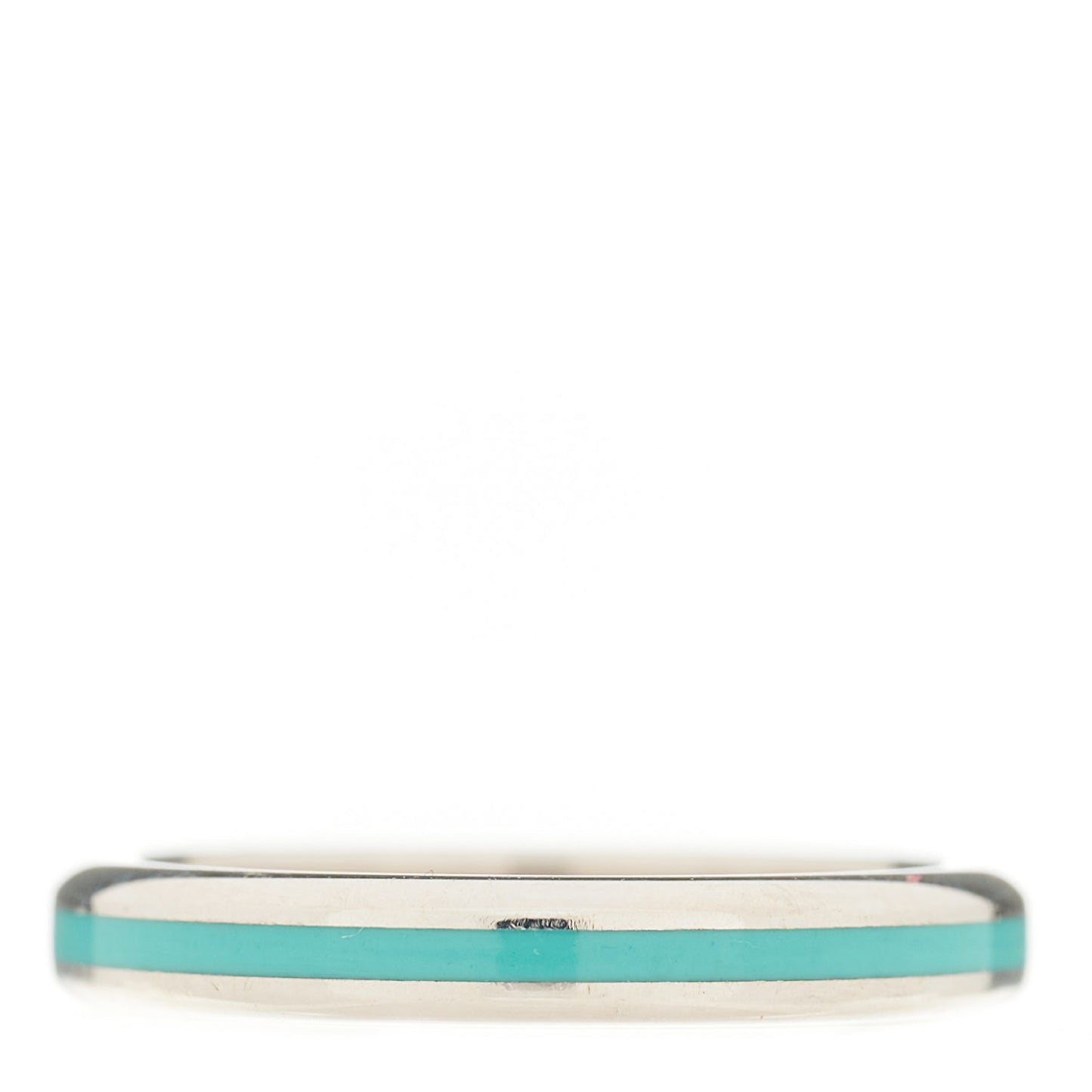 Sterling Silver Enamel Stackable Ring Blue 52 6