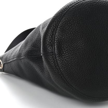 Prada Vitello Daino Bucket Bag Black 7 of 8