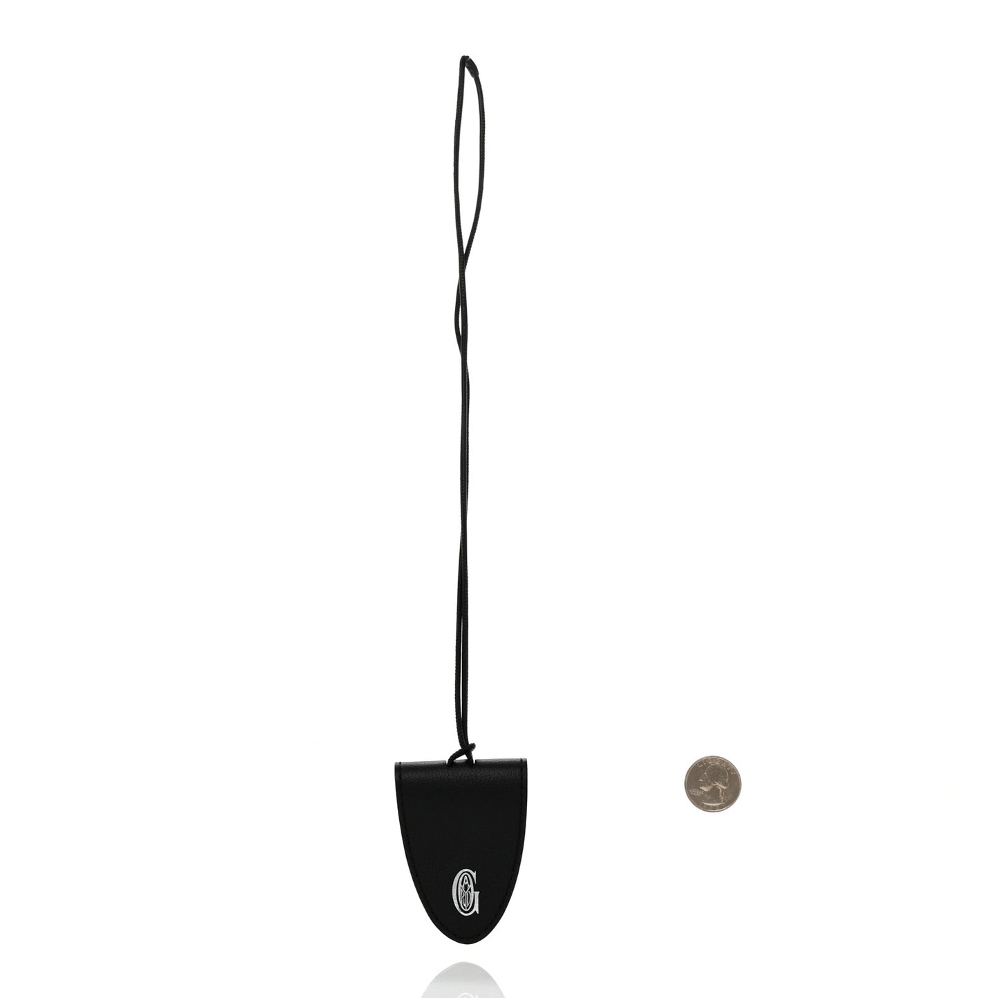 Calfskin Bag Clip Black