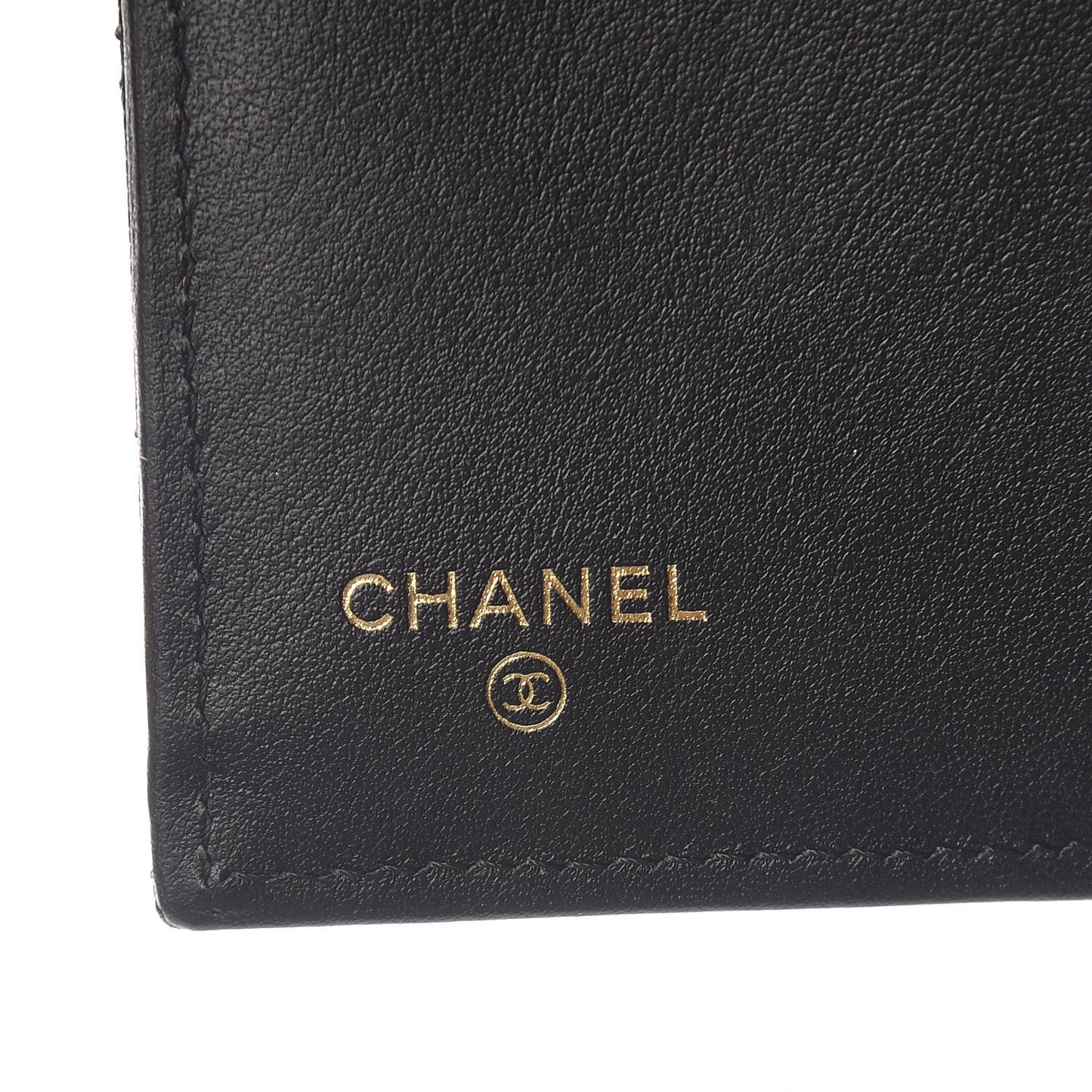 Caviar Quilted Small Boy Flap Wallet Black
