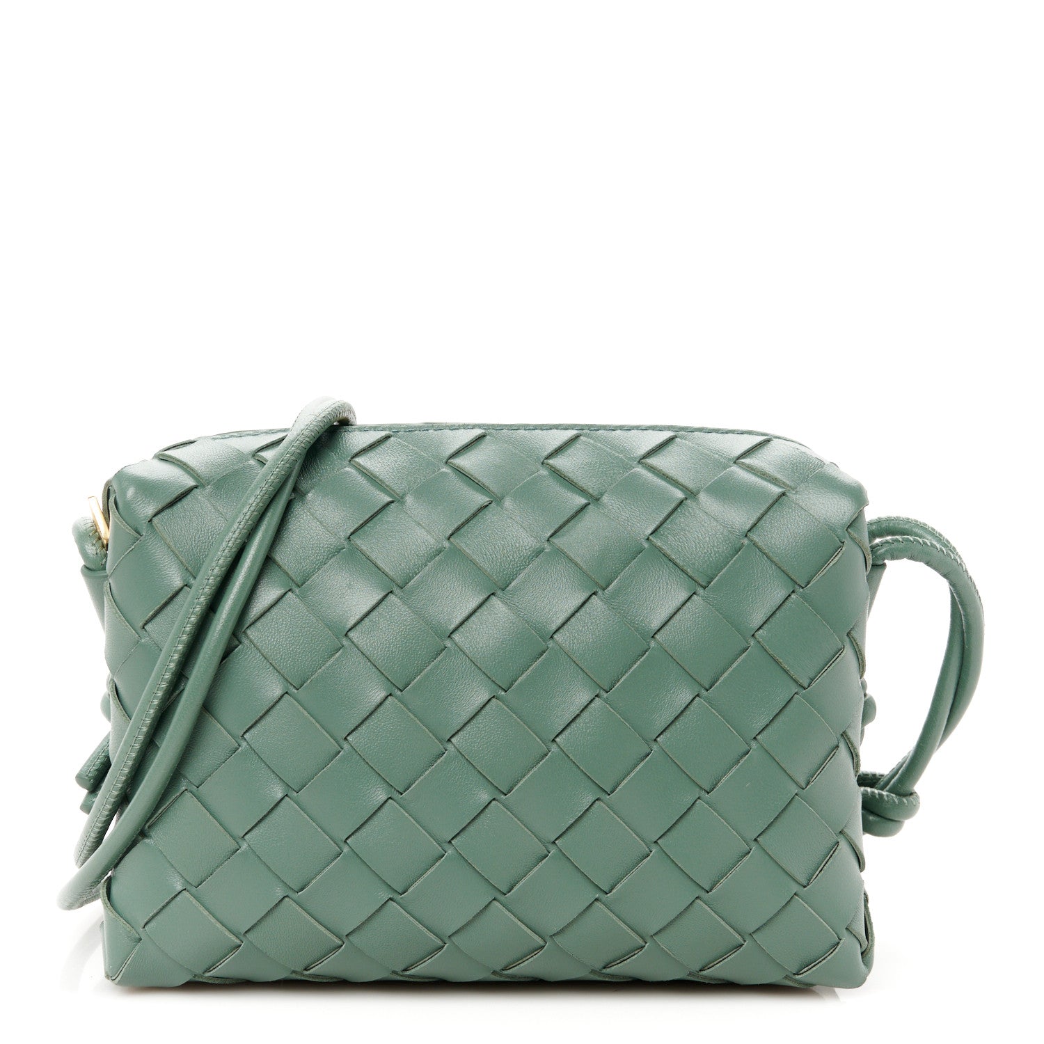 Bottega Veneta Nappa Intrecciato Mini Loop Camera Bag Aloe 1 of 9