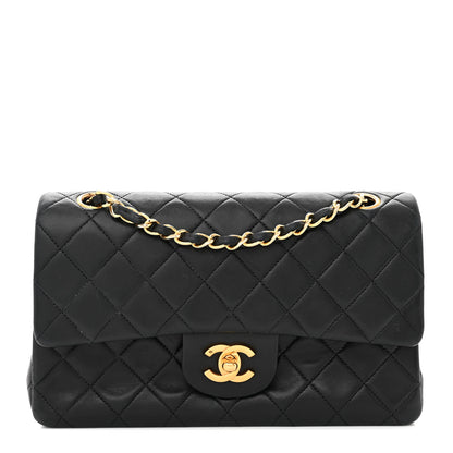 Chanel Lambskin Quilted Small Double Flap Black 1 of 14