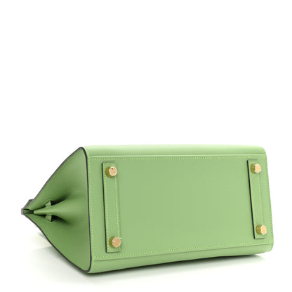 Hermes Epsom Birkin Sellier 25 Vert Criquet 4 of 11