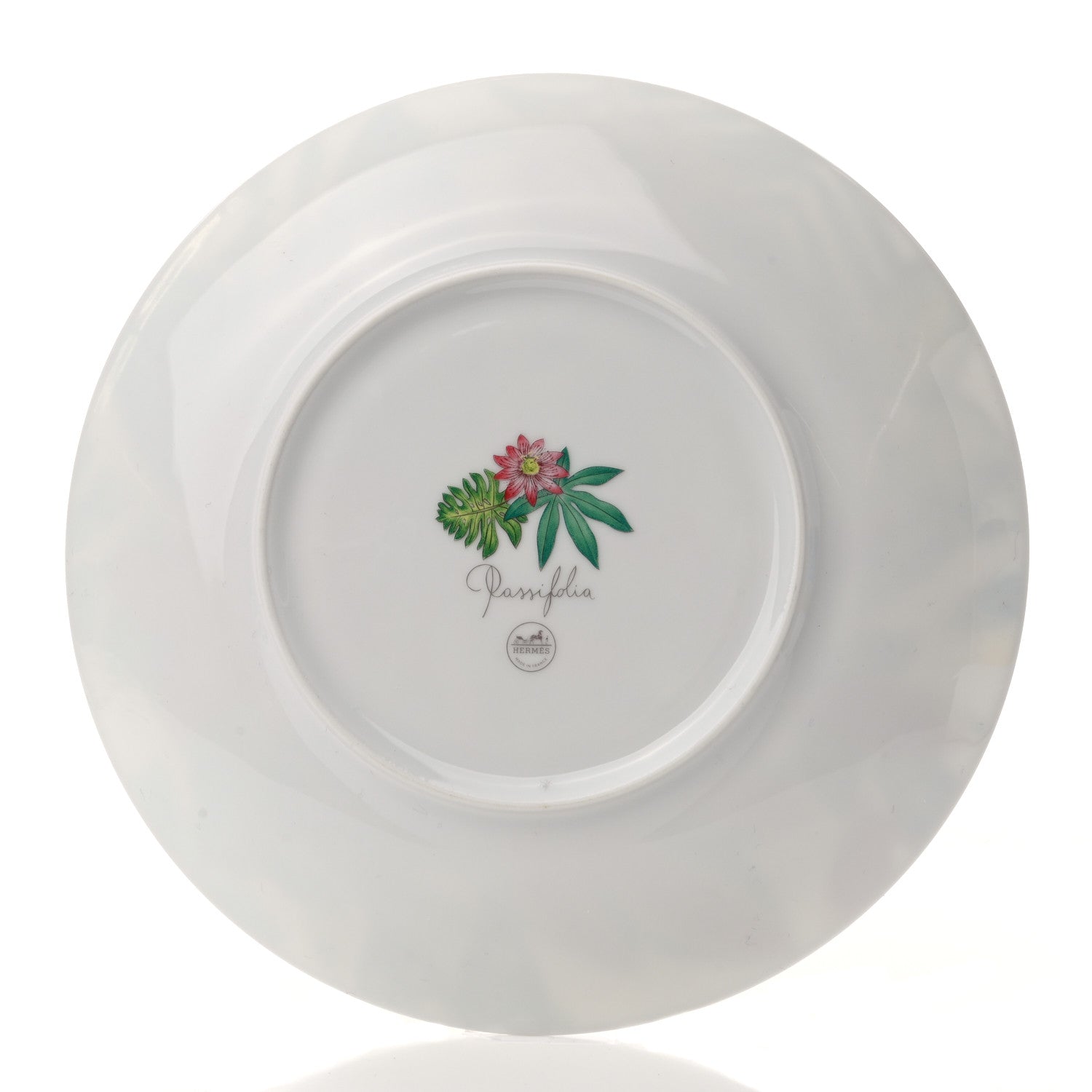 Hermes Porcelain Passifolia Dessert Plate N°1 Set of 2 3 of 8