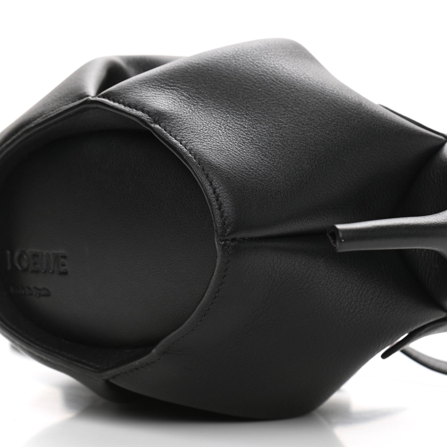 Calfskin Mini Elephant Crossbody Bag Black