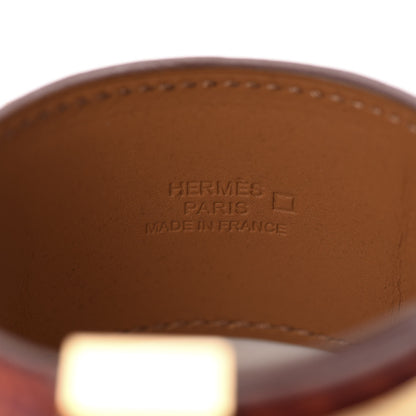 Hermes Shiny Alligator Collier De Chien CDC Bracelet S Sanguine 5 of 7