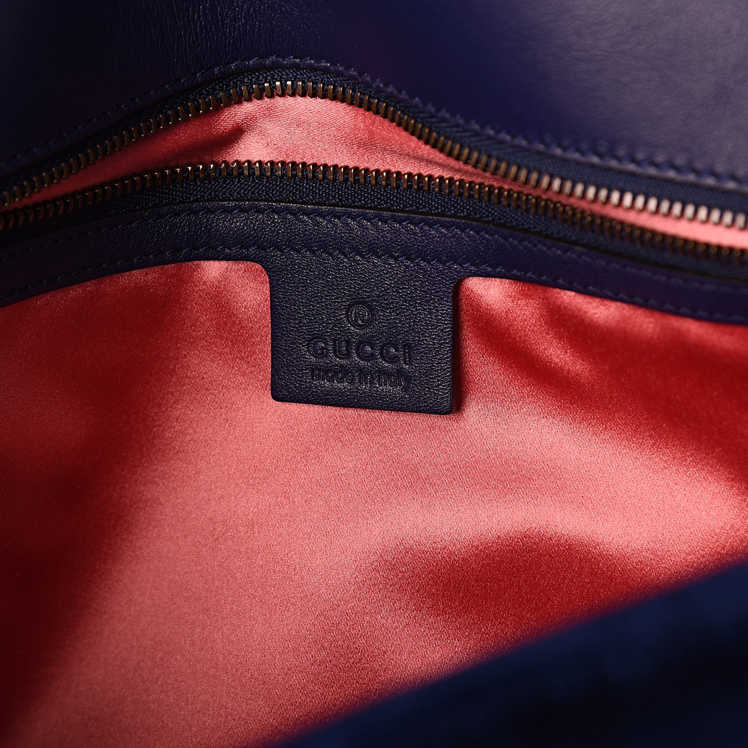 Gucci Velvet Matelasse Medium GG Marmont Shoulder Bag Cobalt Blue 5 of 8