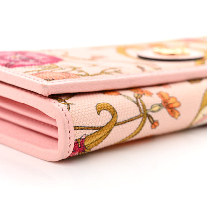 Gucci Canvas Flora Wallet On Chain Light Pink 9 of 11