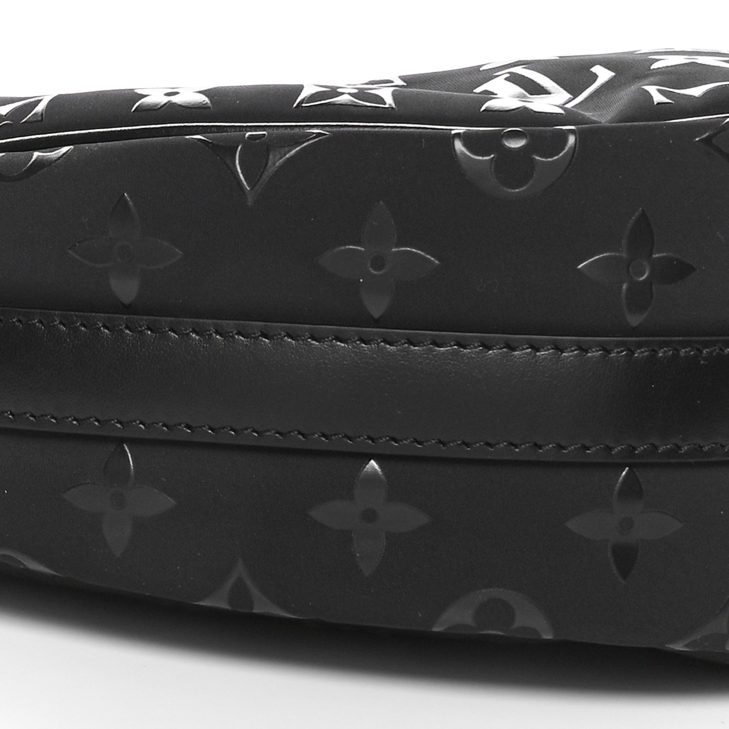 Nylon Monogram Loop Pocket Hobo Polar Night