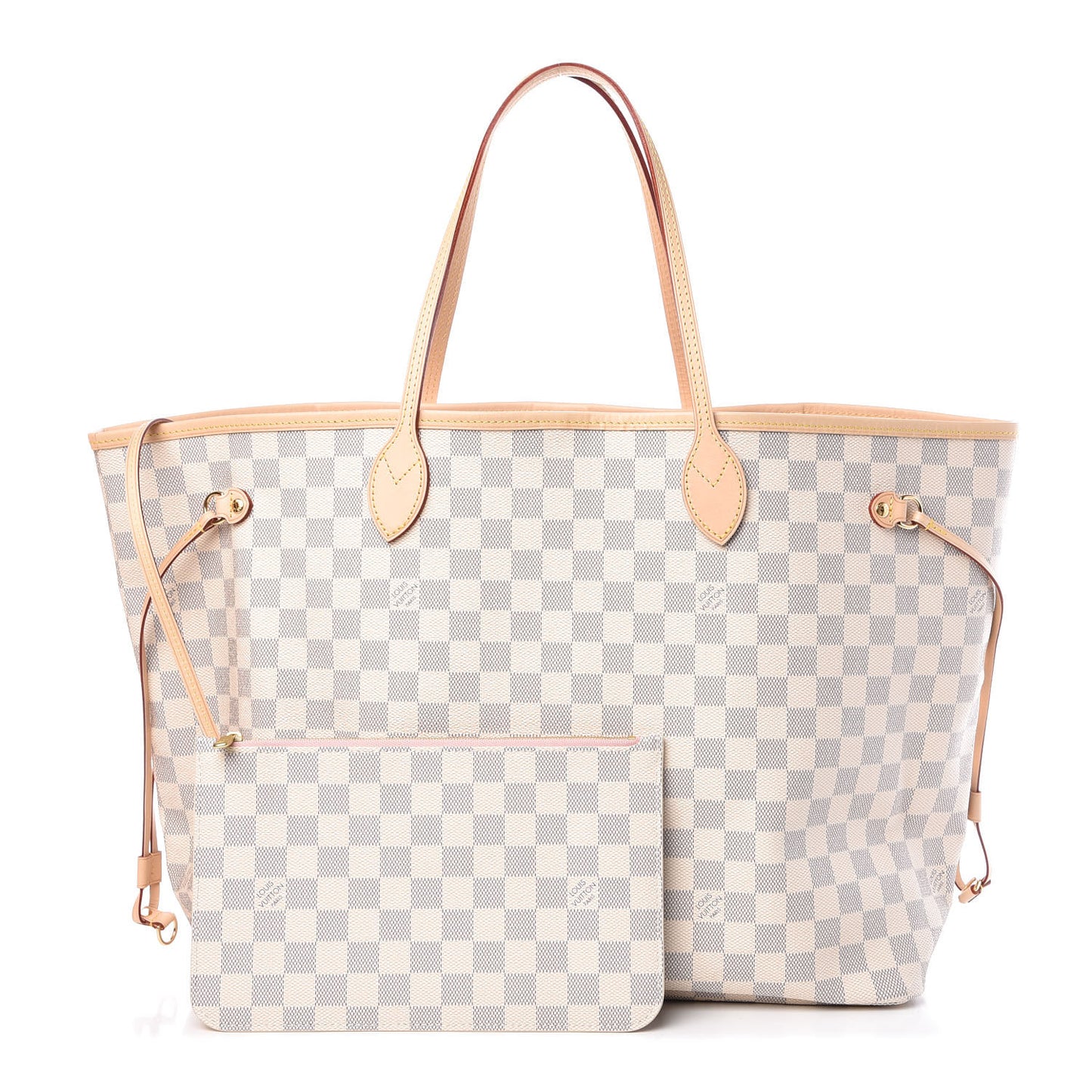 Damier Azur Neo Neverfull GM Rose Ballerine