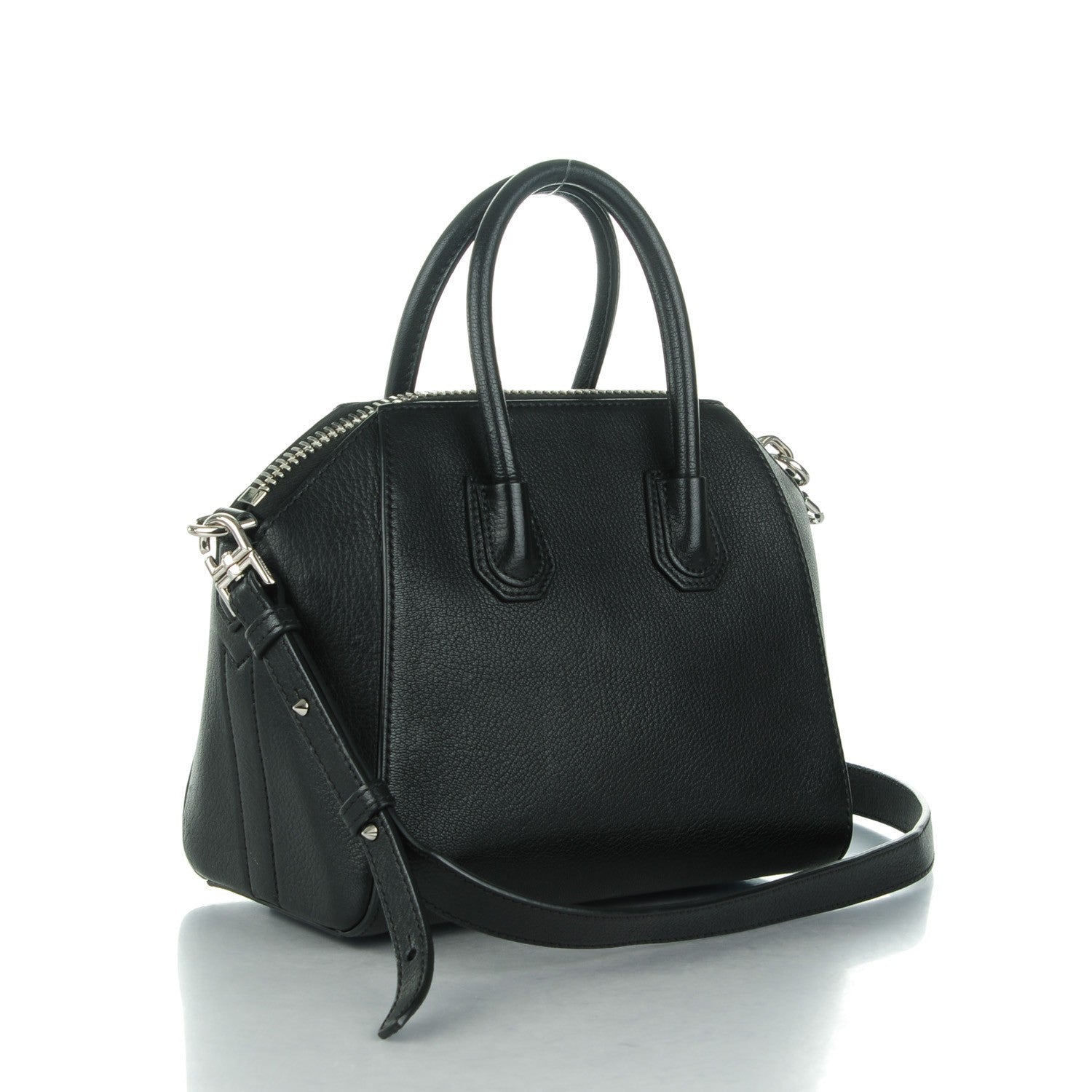 Givenchy Sugar Goatskin Mini Antigona Black 3 of 8