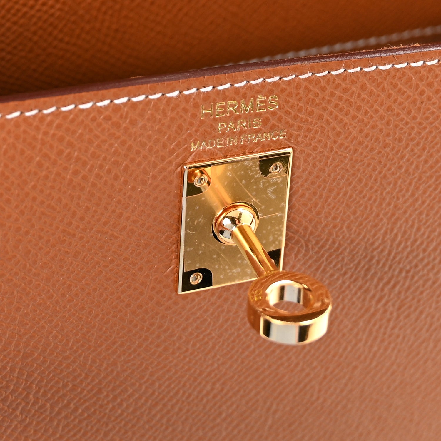 Hermes Epsom Kelly Sellier 25 Gold 6 of 11