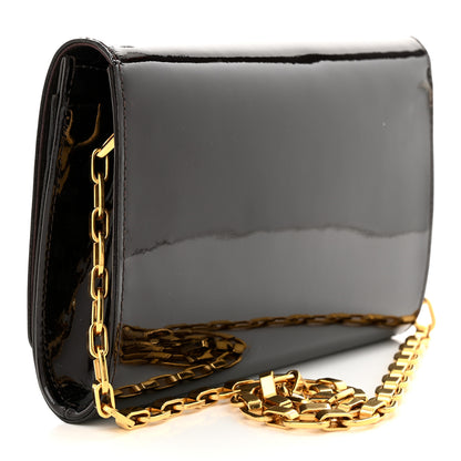 Louis Vuitton Patent Chain Louise GM Amarante 3 of 11