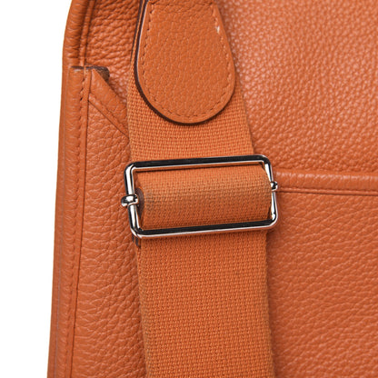 Hermes Taurillon Clemence Evelyne III GM Orange 8 of 12