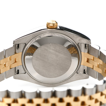 Rolex Stainless Steel 18K Yellow Gold 31mm Oyster Perpetual Datejust Watch Silver 178273 4 of 4