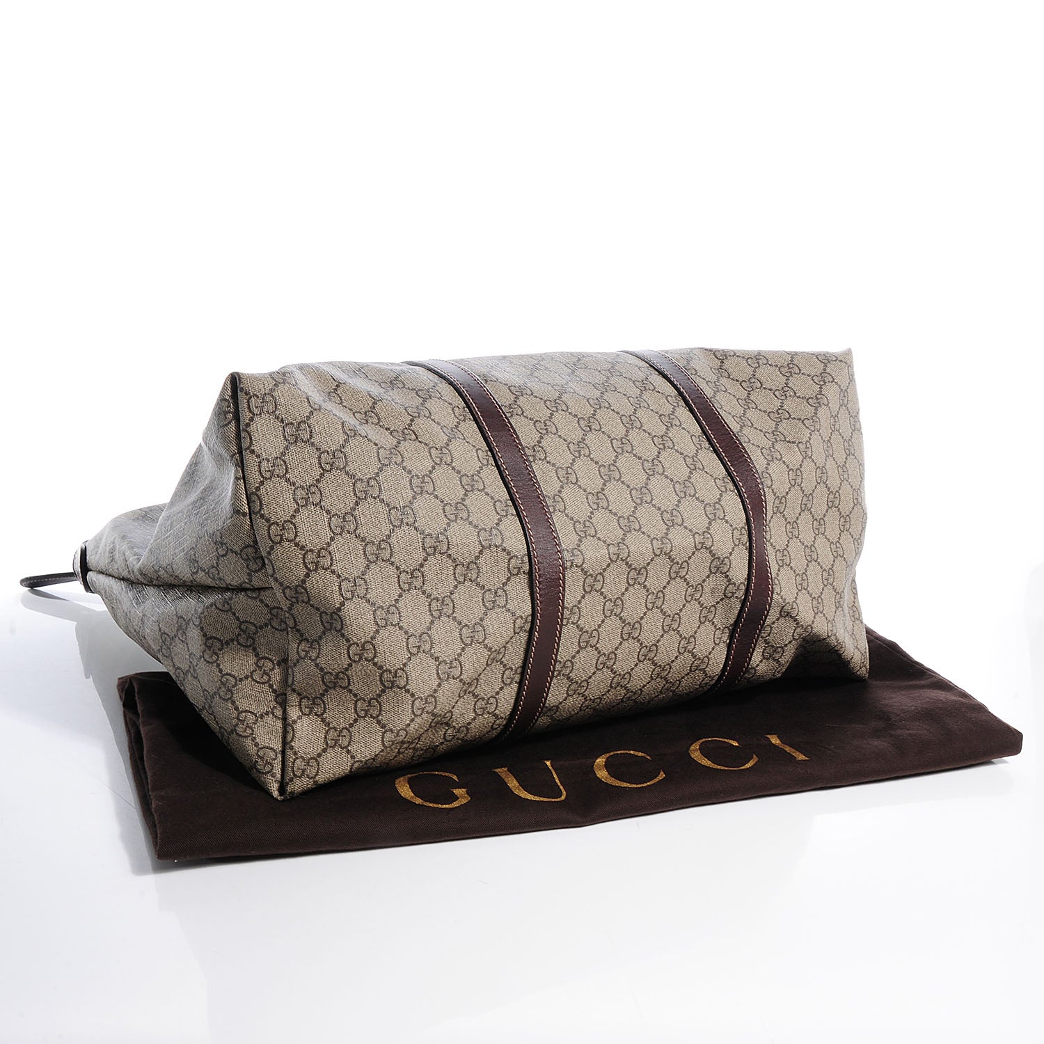 Gucci GG Supreme Monogram Large Joy Tote Bag Brown 4 of 7