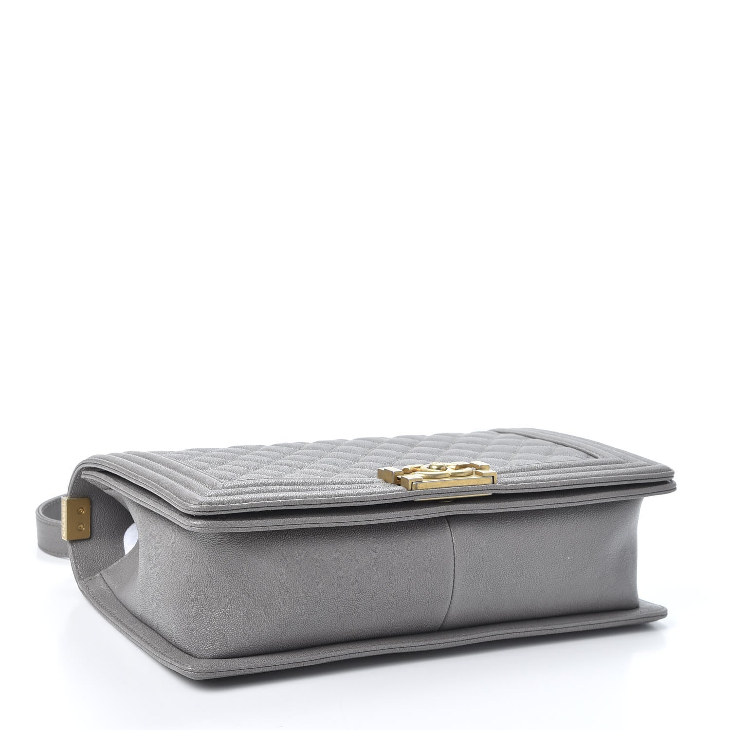 Chanel Caviar Quilted New Medium Boy Flap Grey 3 of 9