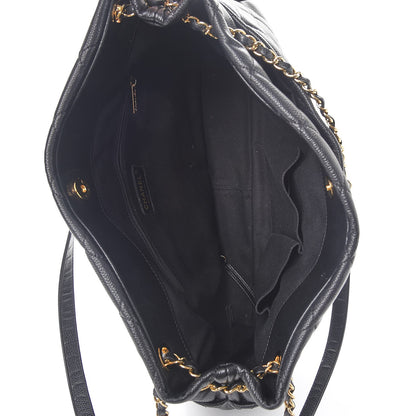 Chanel Caviar Quilted Timeless CC Soft Tote Black 5 of 14