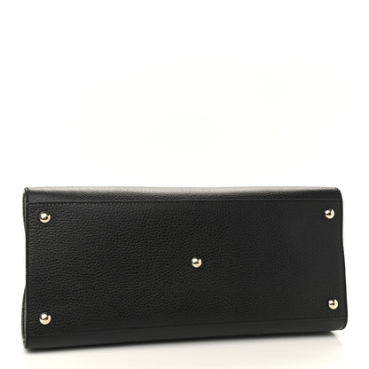 Gucci Dollar Calfskin Large Soho Top Handle Satchel Black 3 of 8