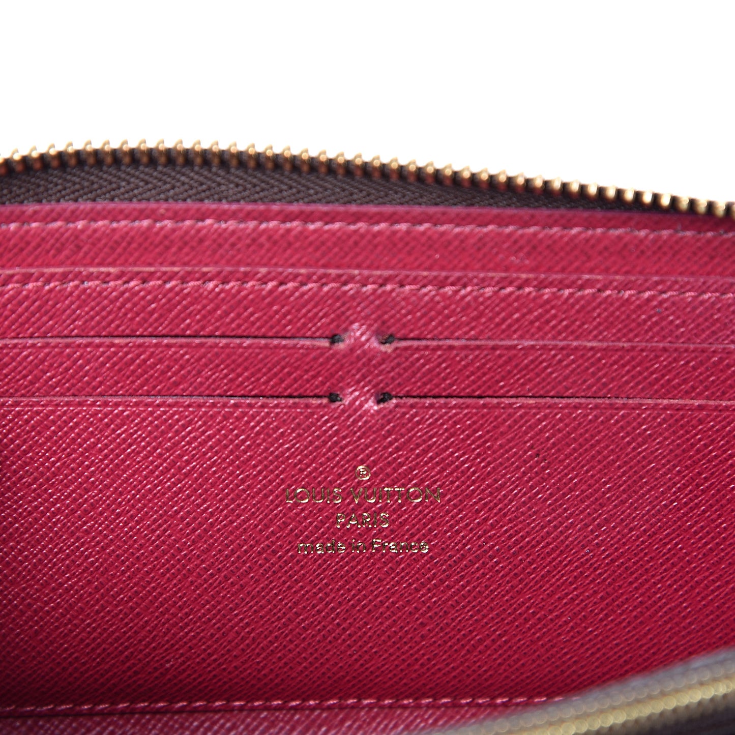 Monogram Clemence Wallet Fuchsia