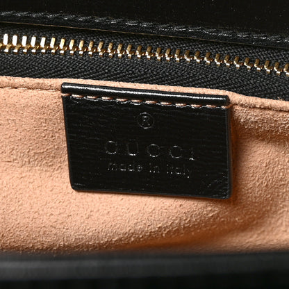 Gucci Azalea Calfskin Horsebit 1955 Shoulder Bag Black 6 of 10