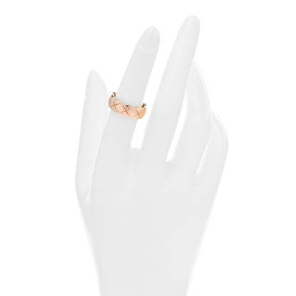 Chanel 18K Beige Gold Small Coco Crush Ring 53 6.5 2 of 5
