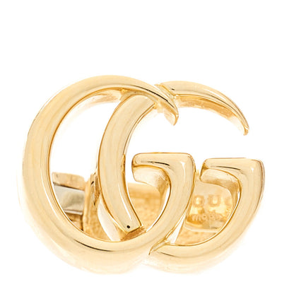 Gucci 18K Yellow Gold Double G Single Ear Cuff Earring 3 of 6