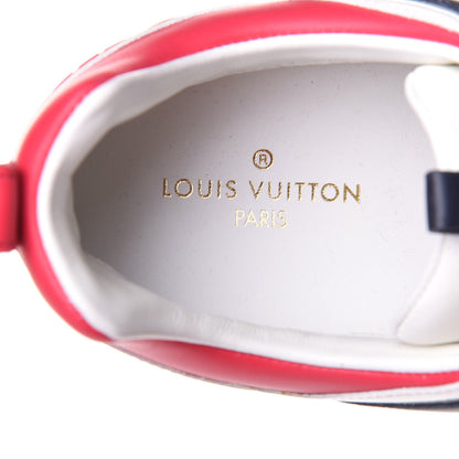 Louis Vuitton Calfskin Run Away Sneakers 37.5 Framboise Pink 9 of 10