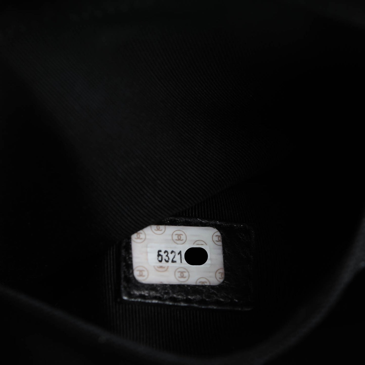 Lambskin Chain CC Small Tote Black