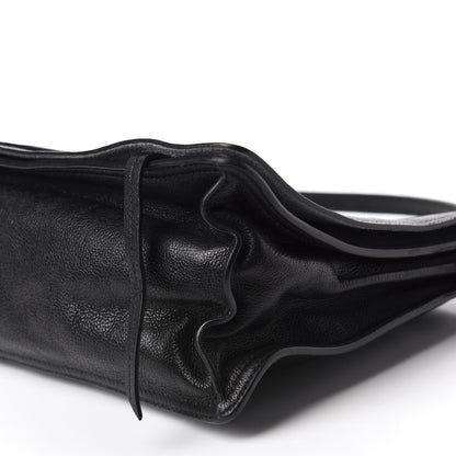 Prada Glace Calf Etiquette Flap Black Astrale 7 of 10